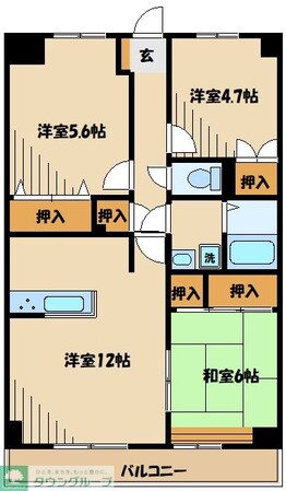 ステータスヒル寿岳の物件間取画像